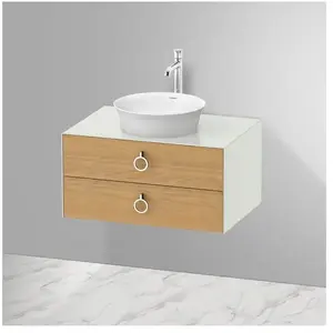 Duravit White Tulip Meuble sous-vasque, 2 tiroirs, WT49900H536, pas cher