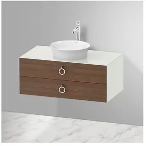 Duravit White Tulip Meuble sous-vasque, 2 tiroirs, WT499107739, pas cher