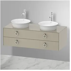 Duravit White Tulip Meuble sous-vasque, 2 tiroirs, WT4993B6060, pas cher