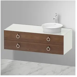 Duravit White Tulip Meuble sous-vasque, 2 tiroirs, WT4992R7736, pas cher