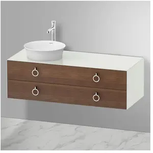 Duravit White Tulip Meuble sous-vasque, 2 tiroirs, WT4992L7736, pas cher
