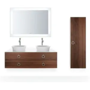 Duravit White Tulip Meuble sous-vasque, 2 tiroirs, WT4993B7785, pas cher