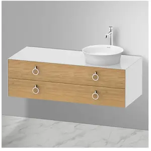 Duravit White Tulip Meuble sous-vasque, 2 tiroirs, WT4992RH585, pas cher