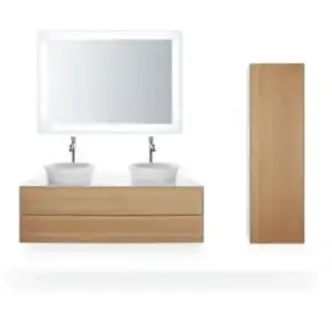 Duravit White Tulip Demi-colonne, 1 porte, WT1332LH585, pas cher