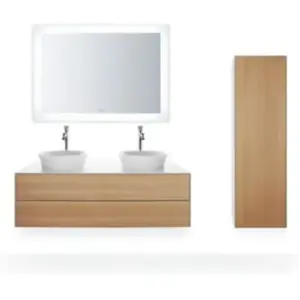 Duravit White Tulip Demi-colonne, 1 porte, WT1332RH536, pas cher