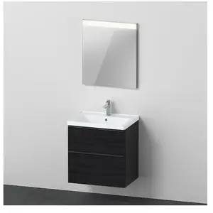 Comparateur de prix : Duravit D-Neo Vasque avec meuble bas et miroir, DE011201616,