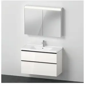 Comparateur de prix : Duravit D-Neo Meuble avec vasque et armoire de toilette, DE011702222,
