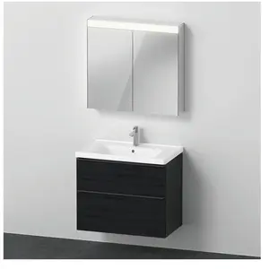 Comparateur de prix : Duravit D-Neo Meuble avec vasque et armoire de toilette, DE011601616,