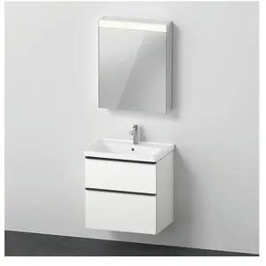 Comparateur de prix : Duravit D-Neo Meuble avec vasque et armoire de toilette, DE0115L1818,