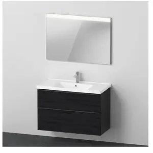 Comparateur de prix : Duravit D-Neo Vasque avec meuble bas et miroir, DE011401616,