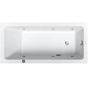 Duravit No.1 Baignoire balnéo rectangulaire, 760487000JP1000,Vendu parkaufland