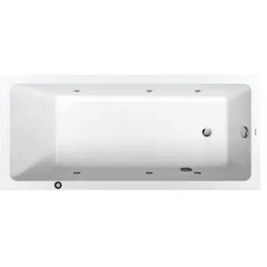 Duravit No.1 Baignoire balnéo rectangulaire, 760491000JP1000,Vendu parkaufland