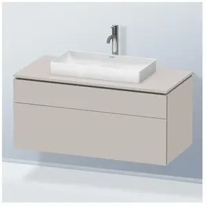 Duravit L-Cube Meuble sous-vasque, 2 tiroirs, LC4881091910000, pas cher