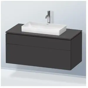 Duravit L-Cube Meuble sous-vasque, 2 tiroirs, LC4881080800000, pas cher