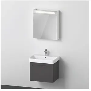 Comparateur de prix : Duravit No.1 Vasque avec meuble bas et armoire de toilette, N10167L494...
