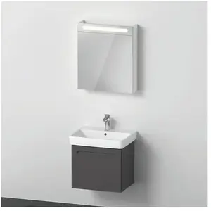 Comparateur de prix : Duravit No.1 Vasque avec meuble bas et armoire de toilette, N10155R494...