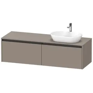Duravit Ketho.2 Meuble sous-vasque, 2 tiroirs, K24889R43430000, pas cher