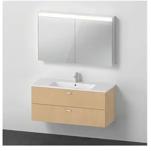 Duravit Ensemble mobilier XBase 123 cm, chêne naturel pas cher