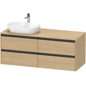 Duravit Ketho.2 Meuble sous-vasque, 4 tiroirs, K24898L30300000, pas cher