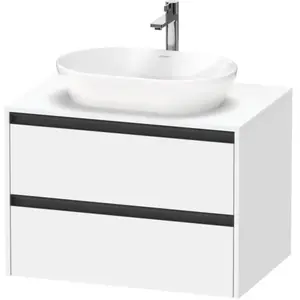 Duravit Ketho.2 Meuble avec plan de toilette, K24895084840000, pas cher