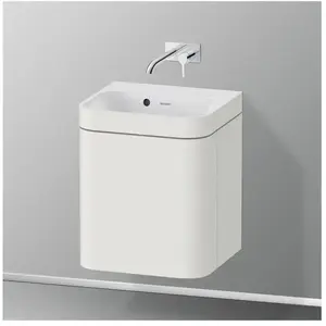 Duravit Happy D.2 Vasque avec meuble bas, 1 porte, HP4634N39390000, c-bonded pas cher