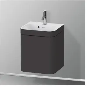 Duravit Happy D.2 Vasque avec meuble bas, 1 porte, HP4633O80800000, c-bonded