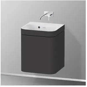 Duravit Happy D.2 Vasque avec meuble bas, 1 porte, HP4634N80800000, c-bonded