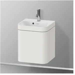 Duravit Happy D.2 Vasque avec meuble bas, 1 porte, HP4633O39390000, c-bonded pas cher