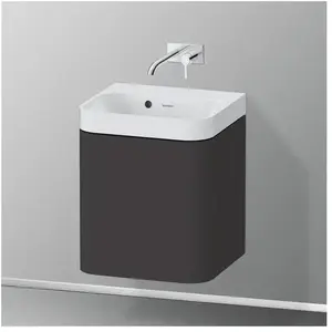 Duravit Happy D.2 Vasque avec meuble bas, 1 porte, HP4344N80800000, c-shaped