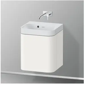 Duravit Happy D.2 Vasque avec meuble bas, 1 porte, HP4340N36360000, c-shaped pas cher