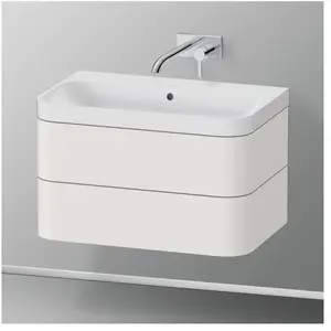 Duravit Happy D.2 Vasque avec meuble bas, 2 tiroirs, HP4347N3939, c-shaped pas cher