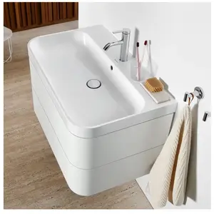 Duravit Happy D.2 Vasque avec meuble bas, 2 tiroirs, HP4347O3939, c-shaped pas cher