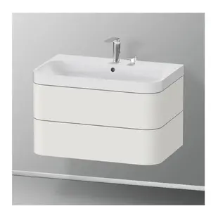 Duravit Happy D.2 Vasque avec meuble bas, 2 tiroirs, HP4347E3939, c-shaped pas cher