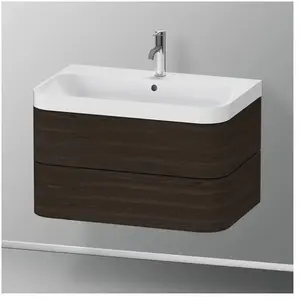Comparateur de prix : Duravit Happy D.2 Vasque avec meuble bas, 2 tiroirs, HP4347O6969, c-shaped