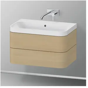 Duravit Happy D.2 Vasque avec meuble bas, 2 tiroirs, HP4347N7171, c-shaped pas cher