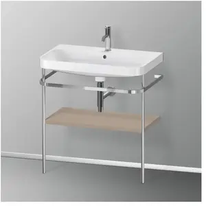 Duravit Happy D.2 Lavabo avec support, HP4837O7575, c-shaped pas cher