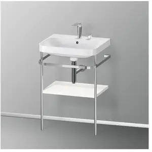 Duravit Happy D.2 Lavabo avec support, HP4835E2222, c-shaped pas cher