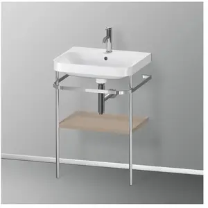 Duravit Happy D.2 Lavabo avec support, HP4835O7575, c-shaped pas cher
