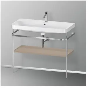 Duravit Happy D.2 Lavabo avec support, HP4838O7575, c-shaped pas cher