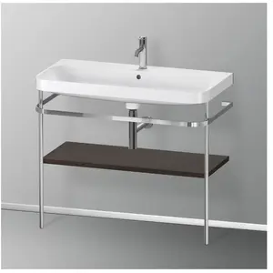 Duravit Happy D.2 Lavabo avec support, HP4838O6969, c-shaped pas cher