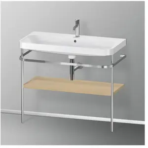 Duravit Happy D.2 Lavabo avec support, HP4838O7171, c-shaped pas cher