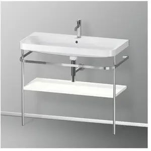 Duravit Happy D.2 Lavabo avec support, HP4838O3636, c-shaped pas cher