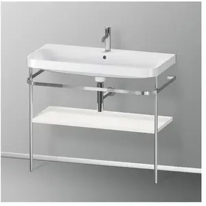 Duravit Happy D.2 Lavabo avec support, HP4838O3939, c-shaped pas cher
