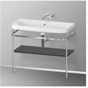 Duravit Happy D.2 Lavabo avec support, HP4838N8080, c-shaped pas cher