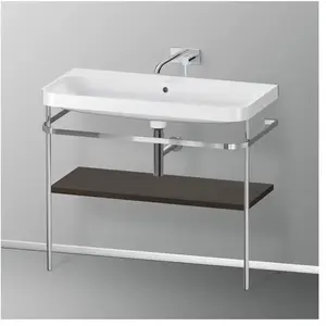 Duravit Happy D.2 Lavabo avec support, HP4838N6969, c-shaped pas cher