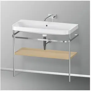 Duravit Happy D.2 Lavabo avec support, HP4838N7171, c-shaped pas cher