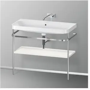Duravit Happy D.2 Lavabo avec support, HP4838N3939, c-shaped pas cher