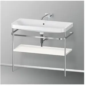Duravit Happy D.2 Lavabo avec support, HP4838N2222, c-shaped pas cher