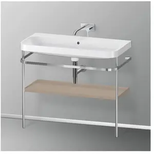Duravit Happy D.2 Lavabo avec support, HP4838N7575, c-shaped pas cher