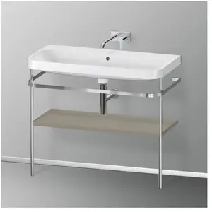 Duravit Happy D.2 Lavabo avec support, HP4838N9292, c-shaped pas cher